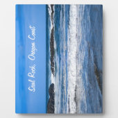 Plaque Photo Seal Rock Côte de l'Oregon Sur Océan Pacifique (Devant)