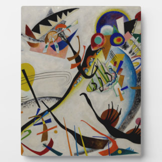 Plaque Photo Segment bleu Kandinsky