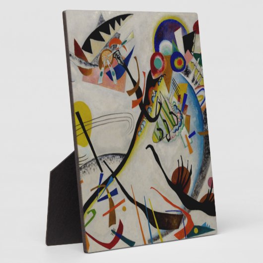 Plaque Photo Segment bleu Kandinsky (Côté)