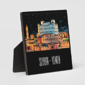 Plaque Photo Seiyun City - Yemen (Recto)