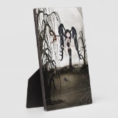 Plaque Photo Sepia Goth Girl (Côté)