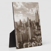 Plaque Photo Sepia New York (Côté)