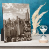 Plaque Photo Sepia New York (Côté)