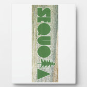 Plaque Photo Séquoia (Devant)