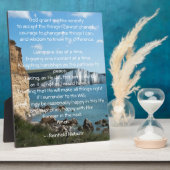 Plaque Photo Sérénité Prière mer (Côté)