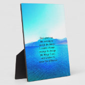 Plaque Photo Serenity Prayer (Côté)