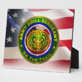 Plaque Photo Sergent d'entraînement de l'armée (Côté)