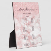 Plaque Photo Services de maquillage élégants avec paillettes ro (Côté)