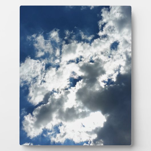 Plaque Photo Seulement des nuages (Devant)