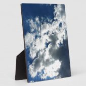 Plaque Photo Seulement des nuages (Côté)