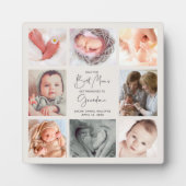 Plaque Photo Seules les meilleures mamans sont promues à grand- (Devant)