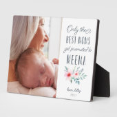 Plaque Photo Seules les meilleures mamans sont promues à Meema  (Côté)