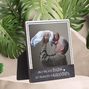 Plaque Photo Seuls Les Meilleurs Dads Sont Promus À Grand-Père