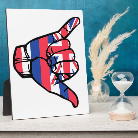 Plaque Photo Shaka Hawaii (Côté)