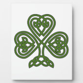 Plaque Photo Shamrock celte - Jour de la Saint Patrick (Devant)