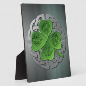 Plaque Photo Shamrock - Céltic Knot - 4 Evangélistes Poster (Côté)