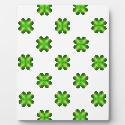 Plaque Photo Shamrock de la Saint-Patrick (Devant)