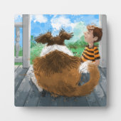 Plaque Photo Sheldon et Davie Relaxing (Devant)