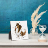 Plaque Photo Sheldon the Sheltie (Insitu)