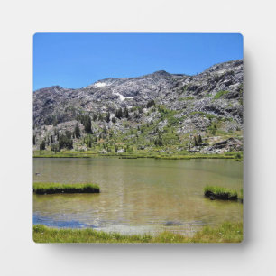 Plaque Photo Shell Lake, Tioga Pass,