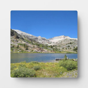 Plaque Photo Shell Lake, Tioga Pass,