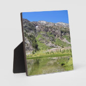 Plaque Photo Shell Lake, Tioga Pass, (Recto)
