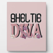 Plaque Photo Sheltie DIVA (Devant)