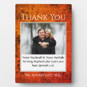 Plaque photo Shepherd MERCI PASTOR (Devant)