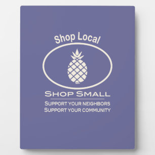 Plaque Photo Shop Local, Shop Petite crème ananas