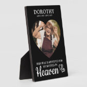 Plaque Photo Siège Réservé Dans Le Ciel Garde Photo (Côté)