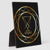 Plaque Photo Sigil de Lucifer (Côté)
