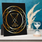 Plaque Photo Sigil de Lucifer (Côté)