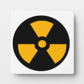 Plaque Photo Signal radioactif nucléaire (Devant)