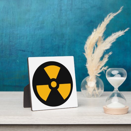 Plaque Photo Signal radioactif nucléaire (Insitu)