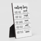 Plaque Photo Signe Barre Tacos, Faites Votre Propre Taco Easel (Côté)