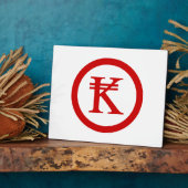 Plaque Photo SIGNE D'ARGENT Laos Kip Lao / Laotien (Côté)