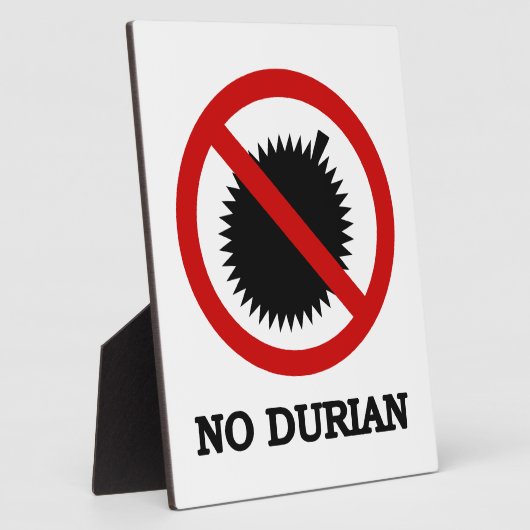 Plaque Photo SIGNE DE Fruit Tropical NON Durian (Côté)