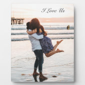 Plaque Photo Signe d'Easel debout gratuit avec votre photo (Devant)