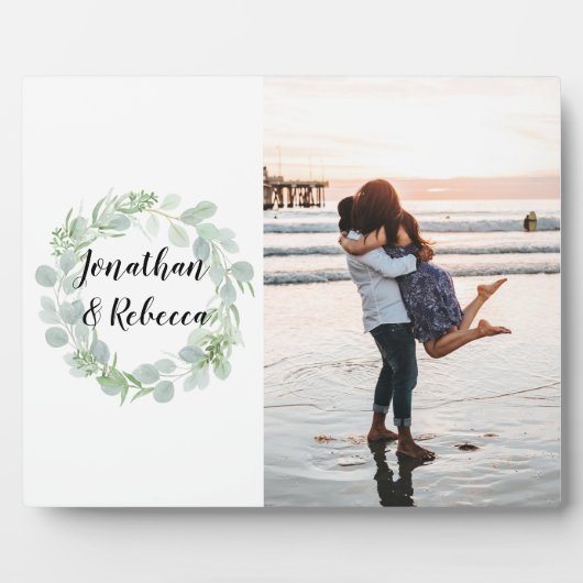 Plaque Photo Signe d'Easel debout gratuit avec votre photo (Devant)