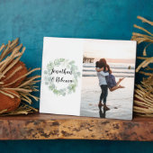 Plaque Photo Signe d'Easel debout gratuit avec votre photo (Côté)