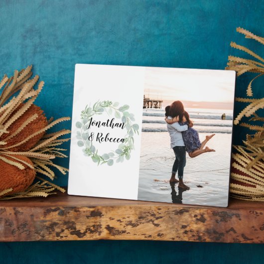 Plaque Photo Signe d'Easel debout gratuit avec votre photo (Côté)