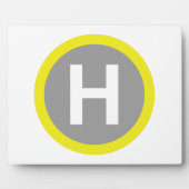 Plaque Photo SIGNE Helipad (Devant)