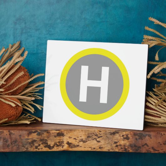 Plaque Photo SIGNE Helipad (Côté)