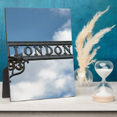 Plaque Photo SIGNE Londres (Côté)