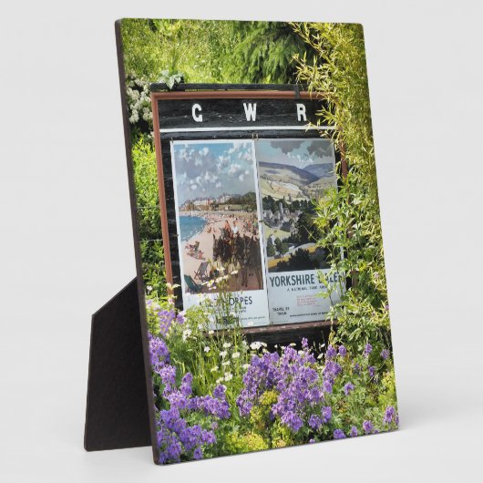 PLAQUE PHOTO SIGNES D'ANCIENNE GARE (Côté)