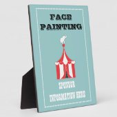 Plaque Photo Signes de table carnavalesque PERSONNALISÉS (Côté)