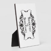 Plaque Photo Signes de table réservés (Côté)