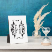 Plaque Photo Signes de table réservés (Côté)