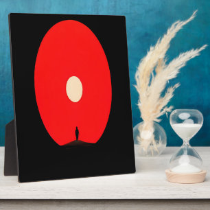 Plaque Photo Silhouette Abstraite minimaliste