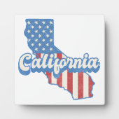 Plaque Photo Silhouette California Stars & Stripes (Devant)